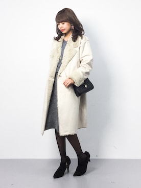 erikoさん（レディース・152cm）の冬コーディネート