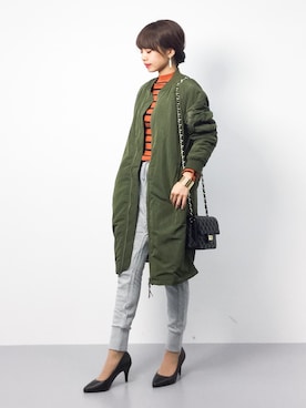 erikoさん（レディース・152cm）の冬コーディネート