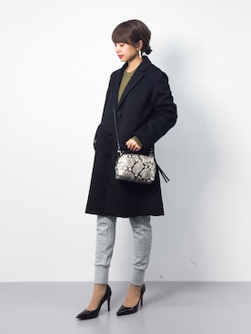 erikoさん（レディース・152cm）の冬コーディネート