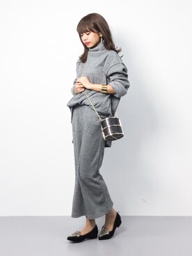 erikoさん（レディース・152cm）の冬コーディネート