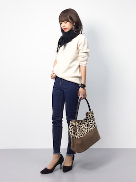 erikoさん（レディース・152cm）の冬コーディネート