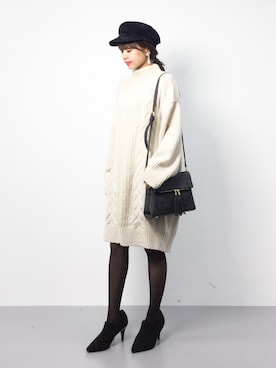 erikoさん（レディース・152cm）の冬コーディネート
