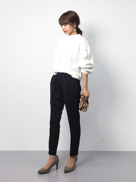 erikoさん（レディース・152cm）の冬コーディネート