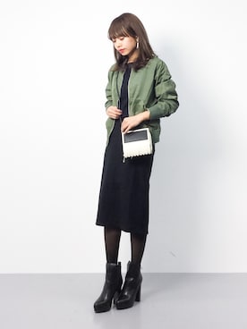 erikoさん（レディース・152cm）の冬コーディネート