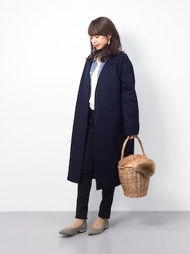 erikoさん（レディース・152cm）の冬コーディネート