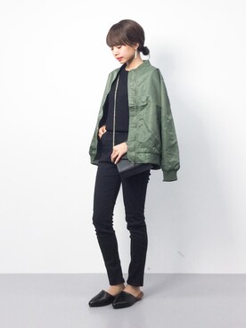 erikoさん（レディース・152cm）の冬コーディネート