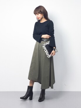 erikoさん（レディース・152cm）の冬コーディネート