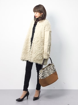 erikoさん（レディース・152cm）の冬コーディネート