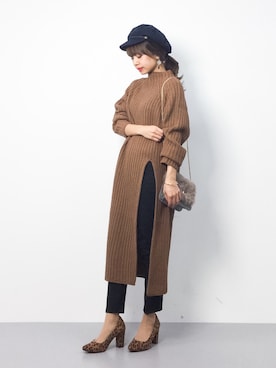 erikoさん（レディース・152cm）の冬コーディネート