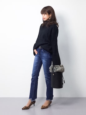 erikoさん（レディース・152cm）の冬コーディネート