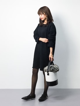 erikoさん（レディース・152cm）の冬コーディネート