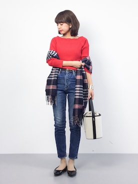 erikoさん（レディース・152cm）の冬コーディネート