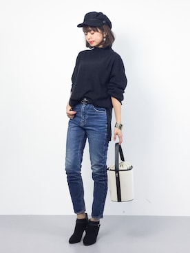 erikoさん（レディース・152cm）の冬コーディネート