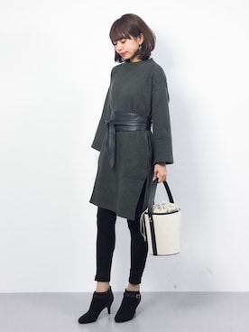 erikoさん（レディース・152cm）の冬コーディネート