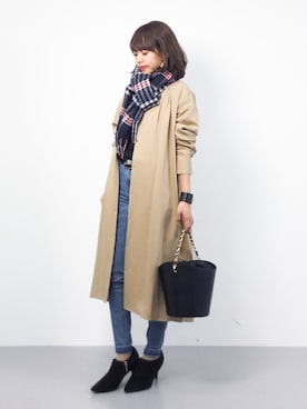 erikoさん（レディース・152cm）の冬コーディネート