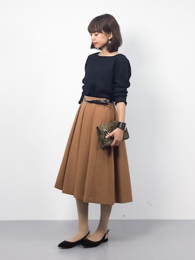 erikoさん（レディース・152cm）の冬コーディネート