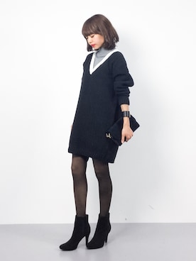 erikoさん（レディース・152cm）の冬コーディネート