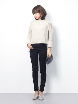 erikoさん（レディース・152cm）の冬コーディネート