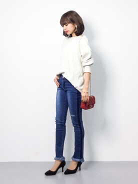 erikoさん（レディース・152cm）の冬コーディネート