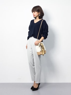 erikoさん（レディース・152cm）の冬コーディネート