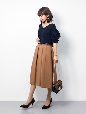 erikoさん（レディース・152cm）の冬コーディネート