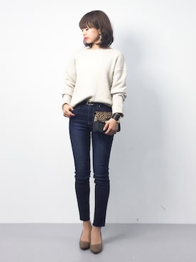 erikoさん（レディース・152cm）の冬コーディネート