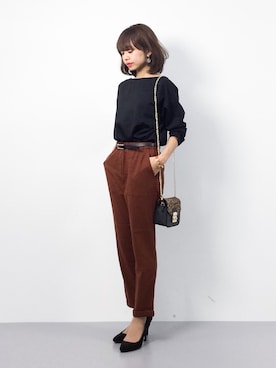 erikoさん（レディース・152cm）の冬コーディネート