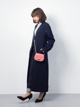 erikoさん（レディース・152cm）の冬コーディネート