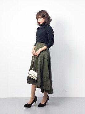 erikoさん（レディース・152cm）の冬コーディネート