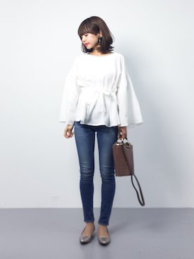 erikoさん（レディース・152cm）の春コーディネート