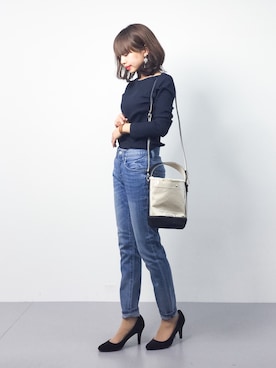 erikoさん（レディース・152cm）の春コーディネート