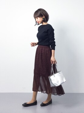 erikoさん（レディース・152cm）の春コーディネート