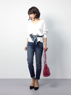 erikoさん（レディース・152cm）の春コーディネート