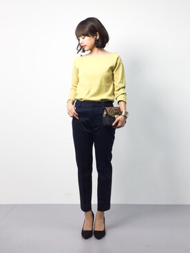 「Miminy Piminy（ミミニー ピミニー）のアイテム（パンプス）」を使った、erikoさん（レディース・152cm）の春コーディネート
