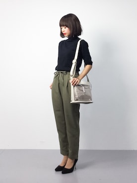 「Miminy Piminy（ミミニー ピミニー）のアイテム（パンプス）」を使った、erikoさん（レディース・152cm）の春コーディネート