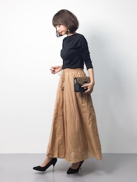 erikoさん（レディース・152cm）の春コーディネート