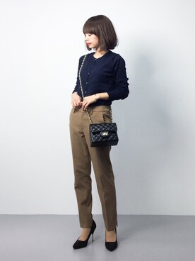 「BOSCH（ボッシュ）のアイテム（その他パンツ）」を使った、erikoさん（レディース・152cm）の春コーディネート