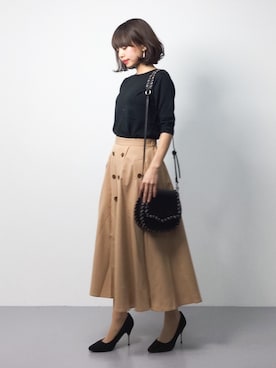 erikoさん（レディース・152cm）の春コーディネート
