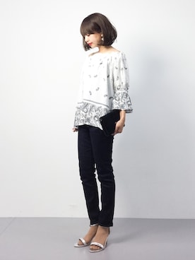 erikoさん（レディース・152cm）の春コーディネート