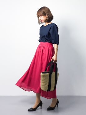 erikoさん（レディース・152cm）の春コーディネート