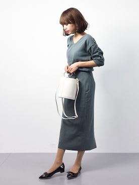 「blanchic（ブランシック）のアイテム」を使った、erikoさん（レディース・152cm）の春コーディネート