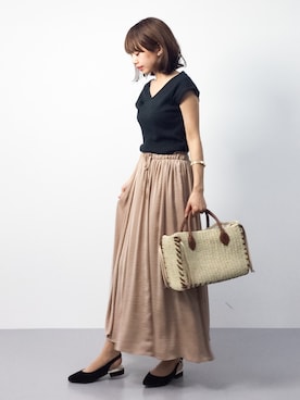erikoさん（レディース・152cm）の春コーディネート