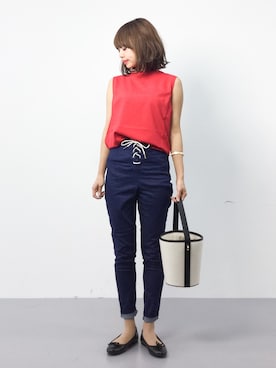 erikoさん（レディース・152cm）の春コーディネート