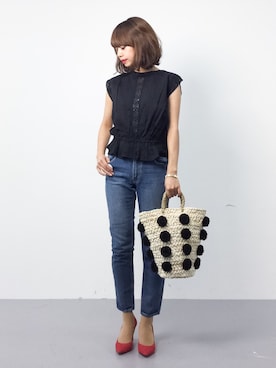 erikoさん（レディース・152cm）の春コーディネート