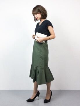 erikoさんの「ラッフルチノスカート◆」を使ったコーディネート