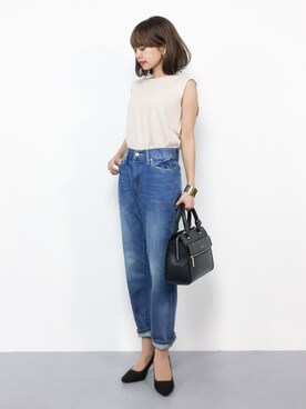 「MODALU（モダルー）のアイテム」を使った、erikoさん（レディース・152cm）の夏コーディネート