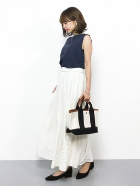 erikoさんの「【days】 フレアマキシスカート」を使ったコーディネート