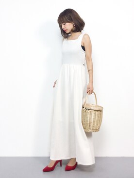「海」｜「アイテム（パンプス）」を使った、erikoさん（レディース・152cm）の夏コーディネート