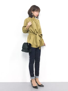 erikoさん（レディース・152cm）の秋コーディネート