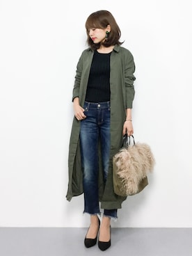 erikoさん（レディース・152cm）の秋コーディネート